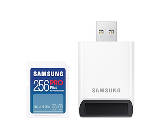 Samsung 256GB SDXC PRO Plus 180MB/s z czytnikiem (2023) - 1149406 - zdjęcie 10